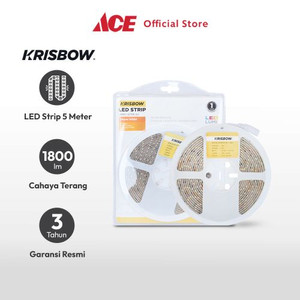 Ace - Krisbow 5 Mtr Zolaq Lampu Led Strip 20 Watt 3000k Ip44