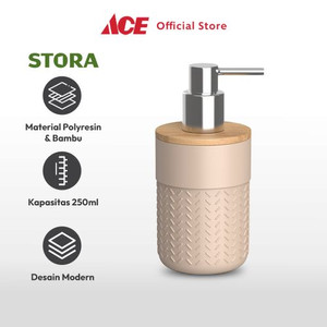 Ace - Stora 250 Ml Diamond Dispenser Sabun Cair Polyresin - Pink