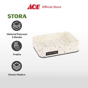 Ace - Stora Terrazoo Tempat Sabun Batang Polyresin - Hijau