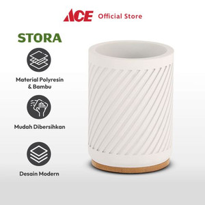 Ace - Stora Lucien Tempat Sikat Gigi Polyresin - Putih