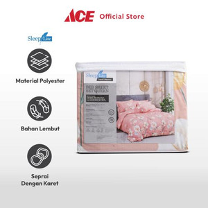 Ace Sleeplite 160X200 cm Set 5 Pcs Seprai Queen Poly Buttercup - Pink