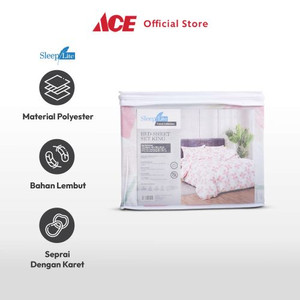 Ace Sleeplite 180X200 cm Set 5 Pcs Seprai King Polyester Violet - Pink