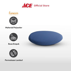 Ace - Forhom 40x40 Cm Bantal Alas Duduk Round - Biru