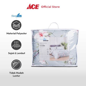 Ace Sleeplite 150X220 cm Bed Cover Polyester Malva - Biru