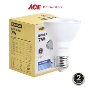 Ace - Krisbow Lumi Bohlam Led 7 Watt Cool Daylight Par20 25d - Putih