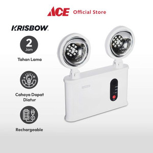 Ace - Krisbow Lampu Darurat Twin Lit