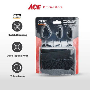 Ace - Otto Klasse Organizer Bagasi Mobil Net - Hitam