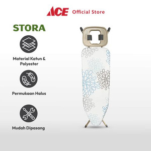 Ace - Stora 38x122 Cm Sarung Meja Setrika Chrysantm