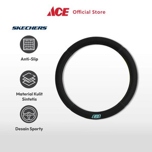 Ace - Skechers Sarung Stir Mobil Air Cooled - Hitam