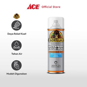 Ace - Gorilla 141 Ml Lem Semprot Waterproof Patch & Seal Clear