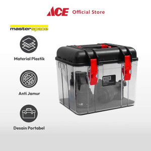 Ace - Masterspace 8.5 Ltr Kotak Penyimpanan Kamera R15 - Hitam