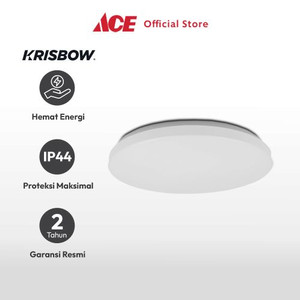 Ace - Krisbow Lampu Langit-Langit Crys Round 36w 6000k - Putih