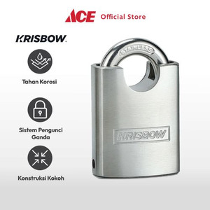 Ace - Krisbow 4 Cm Gembok Stainless Steel Shackle Protect