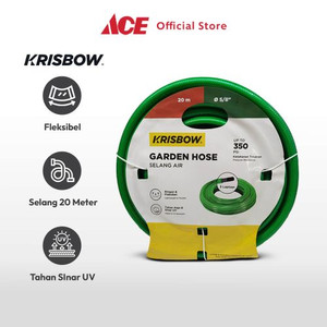 Ace - Krisbow 20 Mtr Selang Taman 5/8 Inci - Hijau