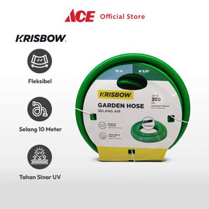 Ace - Krisbow 10 Mtr Selang Taman Braid 5/8 Inci - Hijau