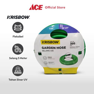 Ace - Krisbow 5 Mtr Selang Taman Braid 1/2 Inci - Hijau