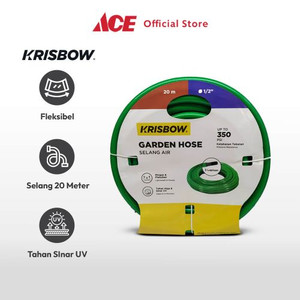 Ace - Krisbow 20 Mtr Selang Taman 1/2 Inci - Hijau