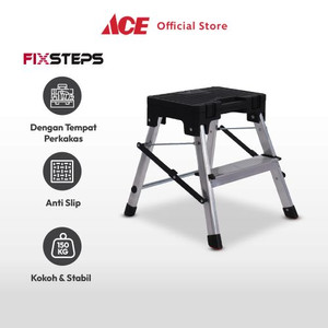 Ace - Fixsteps 43.8 Cm Tangga Lipat Aluminium 2 Steps