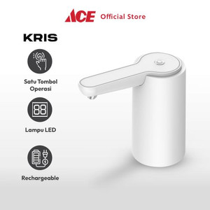 Ace - Kris Pompa Air Galon Rechargeable Ap128b - Putih