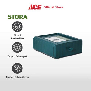 Ace - Stora Laci Penyimpanan Stackable - Biru Tua