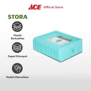 Ace - Stora Laci Penyimpanan Stackable - Biru Muda