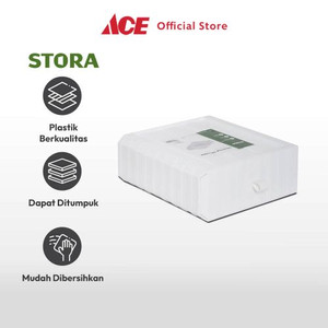 Ace - Stora Laci Penyimpanan Stackable - Putih