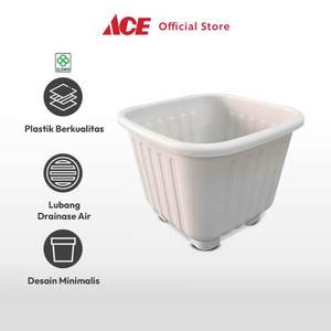 Ace - Clover Pot 17 Cm Alea Pot Tanaman - Ivory