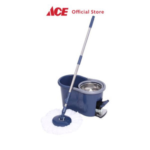 Ace - Proclean Set Alat Pel Putar Dengan Ember 2 In 1 - Biru