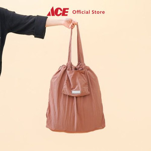 Ace - Ataru Tote Bag Lipat Nylon - Cokelat Coral