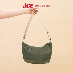 Ace - Ataru Baguette Tas Selempang Nylon - Hijau Tua