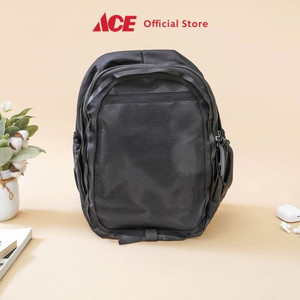 Ace - Ataru Tas Ransel Dengan Mesh Nylon - Hitam