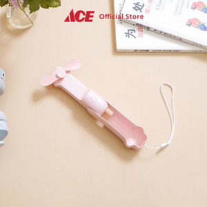 Ace - Ataru Kipas Angin Portable Paw - Pink