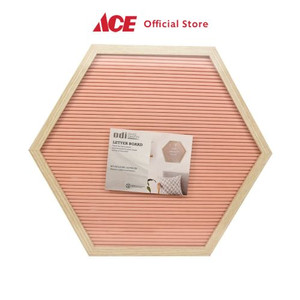 Ace - Odi Papan Buletin Hexagon - Pink