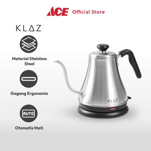 Ace - Klaz 800 Ml Teko Listrik Gooseneck Stainless Steel