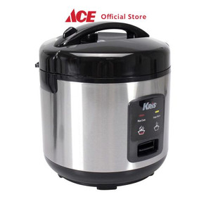 Ace - Kris 1 Ltr Deluxe Rice Cooker - Silver