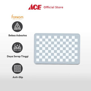 Ace - Forhom 60x40 Cm Keset Kamar Mandi Diatomite Anti Slip - Biru