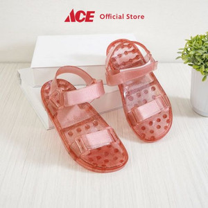 Ace - Ataru Ukuran 36 Sandal Wanita Wide - Pink Nude