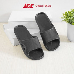 Ace - Ataru Ukuran 44/45 Sandal Rumah Simple - Hitam