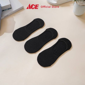 Ace - Ataru Set 3 Pasang Kaos Kaki Pria Invisible - Hitam