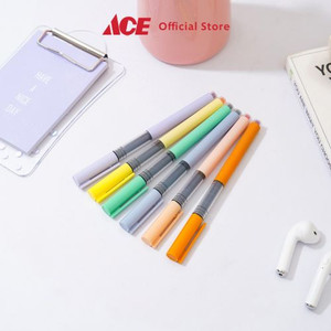 Ace - Ataru Set 6 Pcs Pulpen Rainbow Series