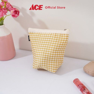 Ace - Ataru Pouch Checkered - Kuning