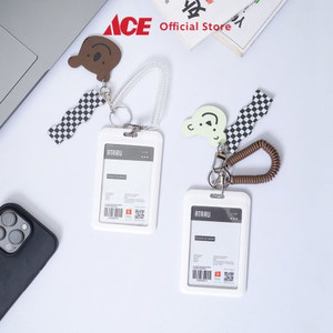 Ace - Ataru Holder Id Card Dengan Bear Charm