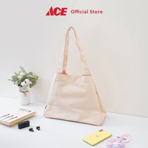 Ace - Ataru Tote Bag Canvas Extendable - Krem