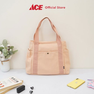 Ace - Ataru Tote Bag Kanvas - Pink Powder