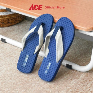 Ace - Ataru Ukuran 44 Sandal Jepit Pria Beach Flip Flop - Biru