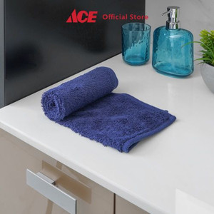 Ace - Ataru 40x40 Cm Handuk Wajah Katun Plain - Biru Navy