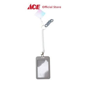 Ace - Ataru Holder Id Card Dengan Charm - Abu-Abu