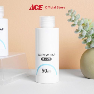 Ace - Ataru Botol Cairan Dengan Tutup Putar 50 Ml - Putih