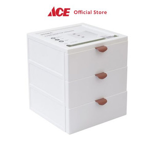 Ace - Stora Organizer Kosmetik 3 Tingkat - Putih