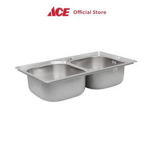 Ace - Fosa Tempat Cuci Piring Double Bowl S76s